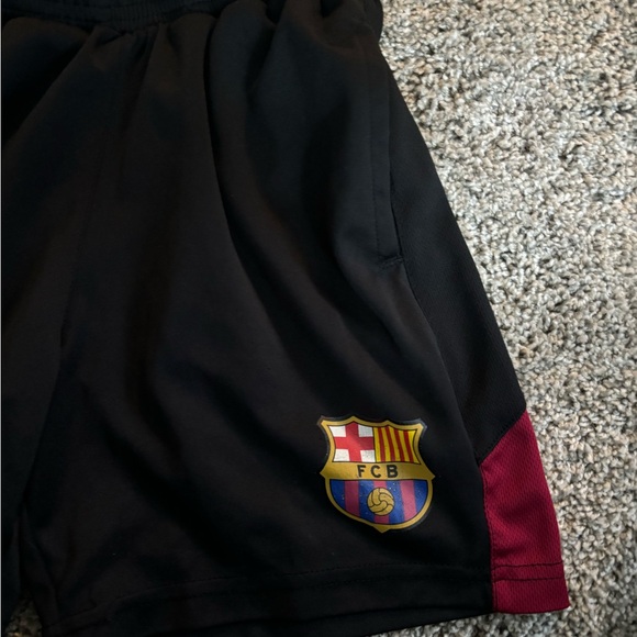 Fc Barcelona Athletic Shorts Size Small - Picture 2 of 3